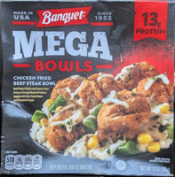 Chicken Fried Beef Steak Bowl
