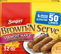 Vermont Maple Fully Cooked Sausage Links
