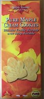 Biscuits feuille d'érable avec sirop d'érable