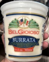 BURRATA Fresh Mozzarella Cheese Filled with Shreds of Mozzarella Soaked in Cream