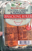 Fontina Cheese & Pepperoni Snacking Rolls