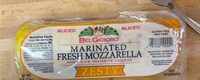 Marinated fresh mozzarella zesty