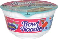 Noodle bowl soup spicy shrimp flavor