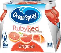 Ruby grapefruit juice drink