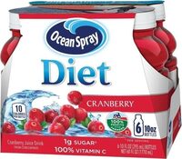 Diet cranberry juice drink
