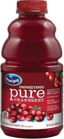 Pure cranberry juice