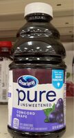 Pure Unsweetened Concord Grape
