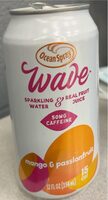 Wave sparkling water - mango & passion fruit flavour