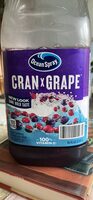 Grape Cranberry Flavored Juice Drink