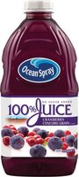 No sugar added cranberry concord grape juice