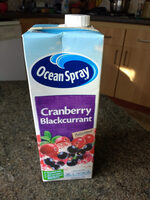 Ocean Spray cranberry blackcurrant
