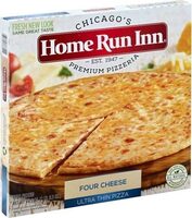 Four cheese ultra thin pizza