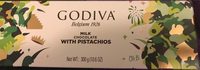 Barra De Chocolate Godiva Ao Leite C / Pistache