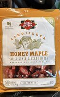 Honey maple swiss style sausage bites