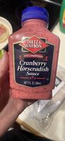 Cranberry Horseradish Sauce