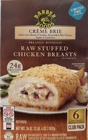 Raw Stuffed Chicken Breast - Crème Brie