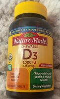 Chewable D3 1000 IU
