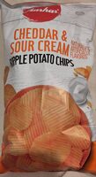 Cheddar & Sour Cream Ripple Potato Chips