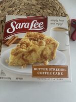 Butter streusel coffee cake