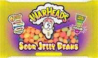 Assorted Sour Jelly Beans, Orange, Watermelon