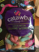 Gummi worms candy
