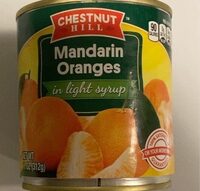 Chestnut hill mandarin oranges in light syrup