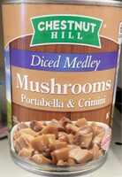 Chestnut hill mushrooms portabella & crimini diced medley