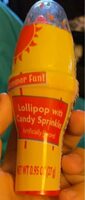 Lollipop with candy sprinkles
