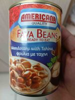 Fava Beans With Tahini