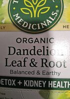 Organic Dandelion Leaf & Root Herbal Tea