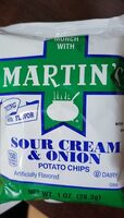 Sour cream and onion potato chips