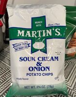 Sour cream & Onion potato chips