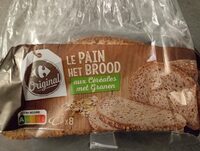 Le pain Het Brood aux céréales