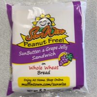 Sunbutter & grape jelly sandwich