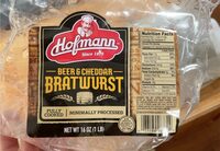 Cheddar Beer Bratwurst