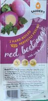 Red beet eggs