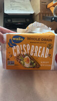 Whole grain crisp bread