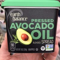 Pressed avocado oil spread