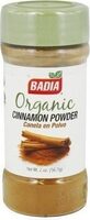 Organic cinnamon powder