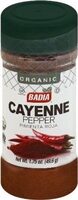 Organic cayenne pepper