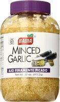Minced garlic in water