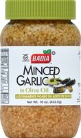 Minced Garlic in Olive Oil