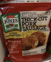 All Natural Thick-Cut Pork Sausage