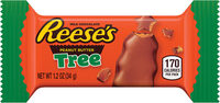 Milk chocolate peanut butter tree holiday candy