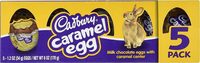 Caramel eggs package of eggs