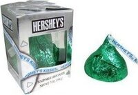 Holiday giant milk chocolate candy kiss