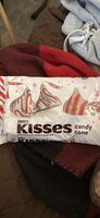Kisses candy cane