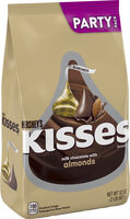 Kisses milk chocolate with almonds