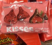 Chocolate dipped strawberry kisses
