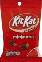 Kitkat miniatures crisp wafers in milk chocolate